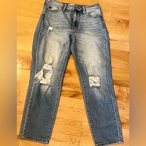 Kancan jeans/ distressed- juniors size 9- like new